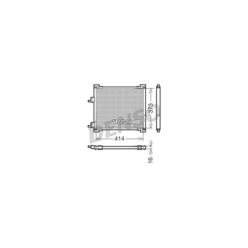 Condenseur, climatisation DENSO DCN10015
