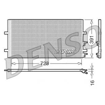 Condenseur, climatisation DENSO DCN10017