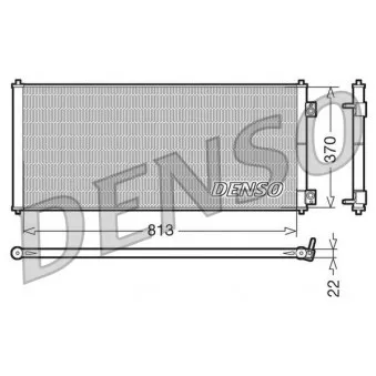 Condenseur, climatisation DENSO DCN10018