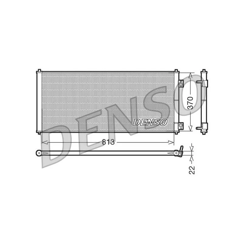 Condenseur, climatisation DENSO DCN10018