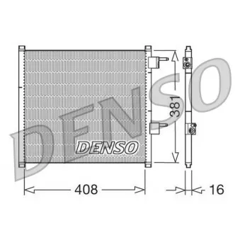 Condenseur, climatisation DENSO