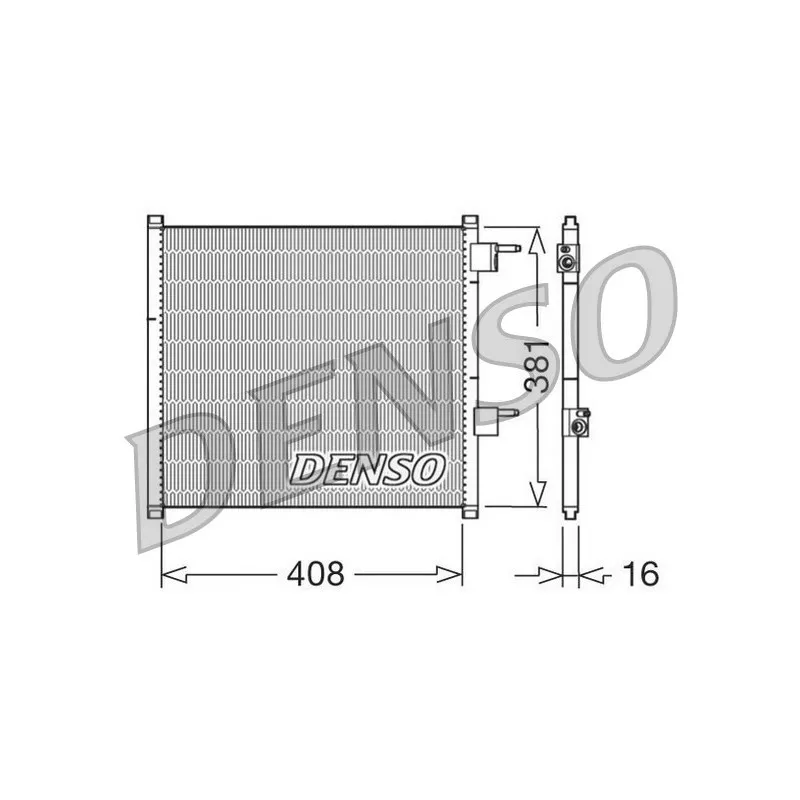 Condenseur, climatisation DENSO DCN10019