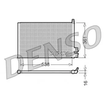 Condenseur, climatisation DENSO DCN10021