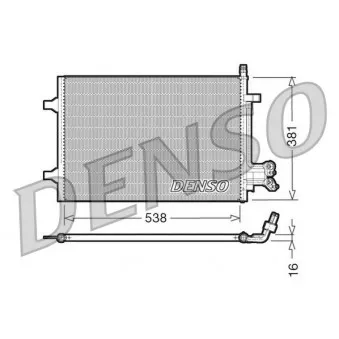 Condenseur, climatisation DENSO DCN10022