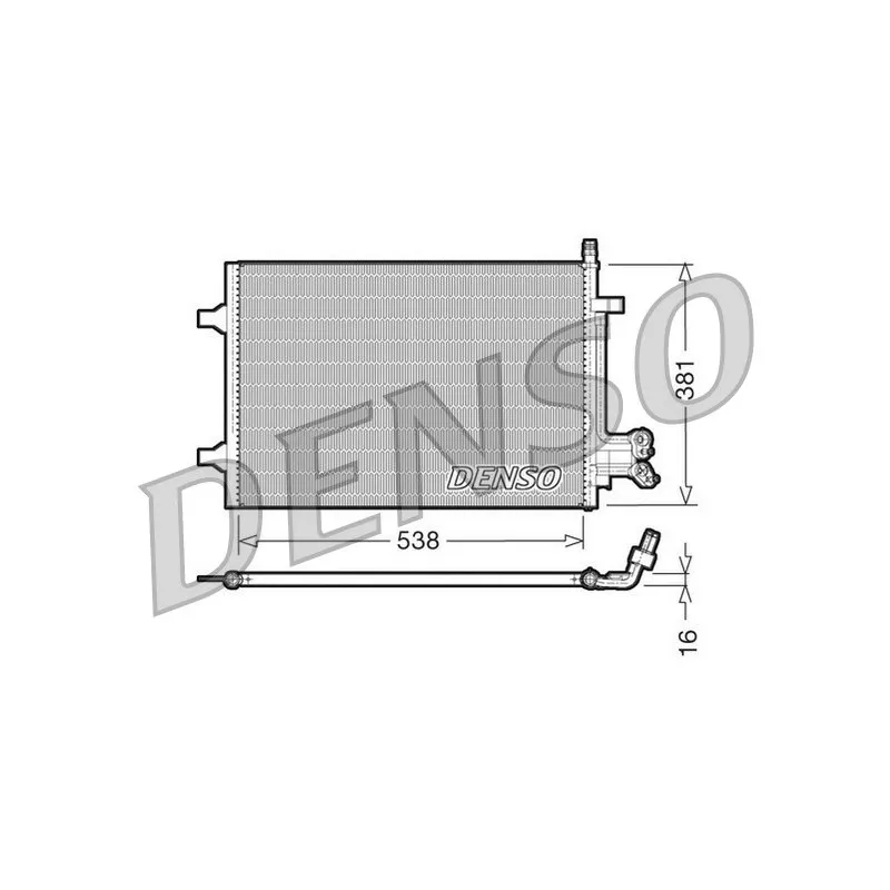 Condenseur, climatisation DENSO DCN10022