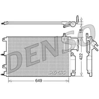 Condenseur, climatisation DENSO DCN10023