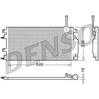 Condenseur, climatisation DENSO DCN10024