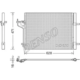 Condenseur, climatisation DENSO
