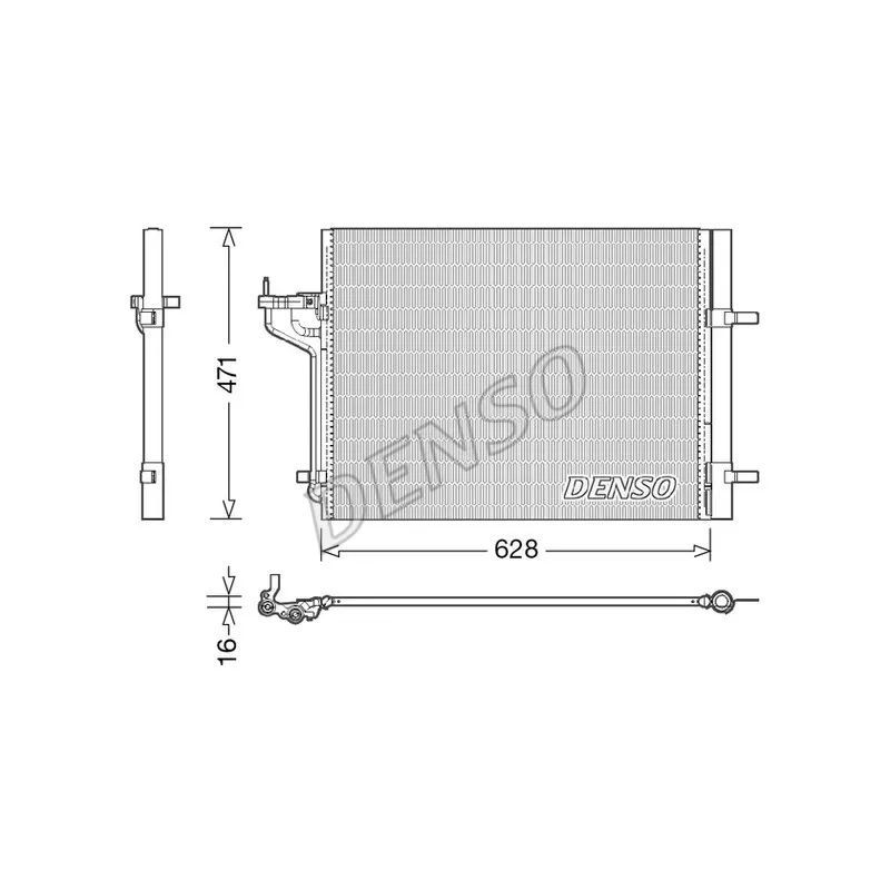 Condenseur, climatisation DENSO DCN10029