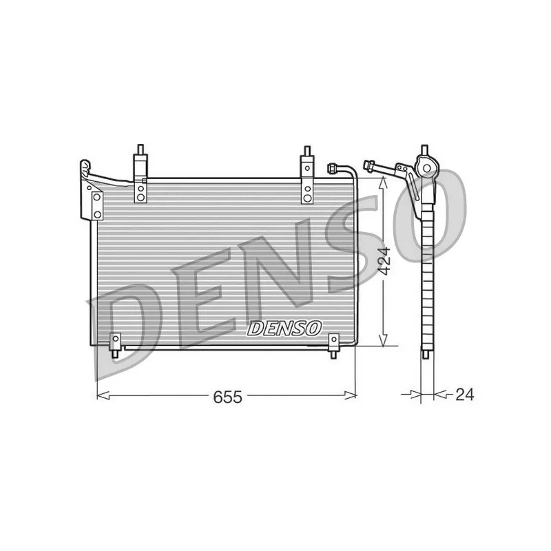 Condenseur, climatisation DENSO DCN11005