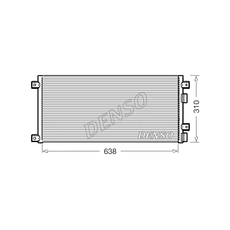 Condenseur, climatisation DENSO DCN12006