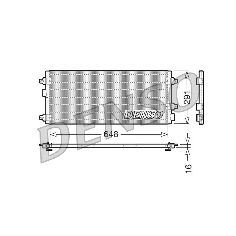 Condenseur, climatisation DENSO DCN13003