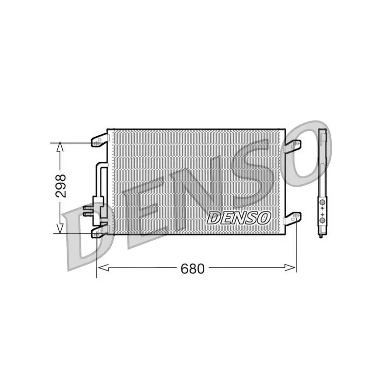 Condenseur, climatisation DENSO DCN13016