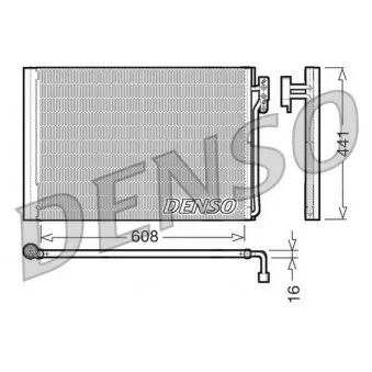 Condenseur, climatisation DENSO DCN14001