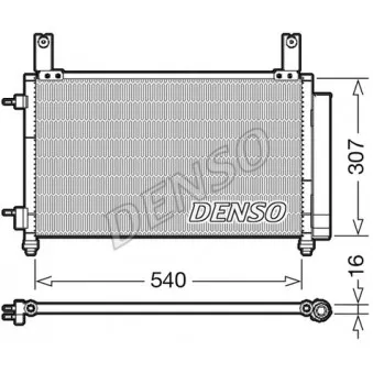 Condenseur, climatisation DENSO DCN15004