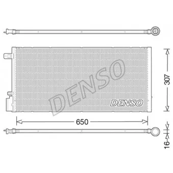 Condenseur, climatisation DENSO