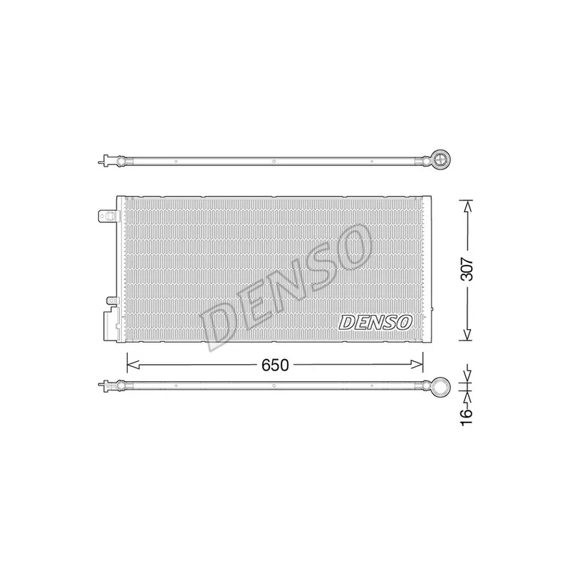 Condenseur, climatisation DENSO DCN15005