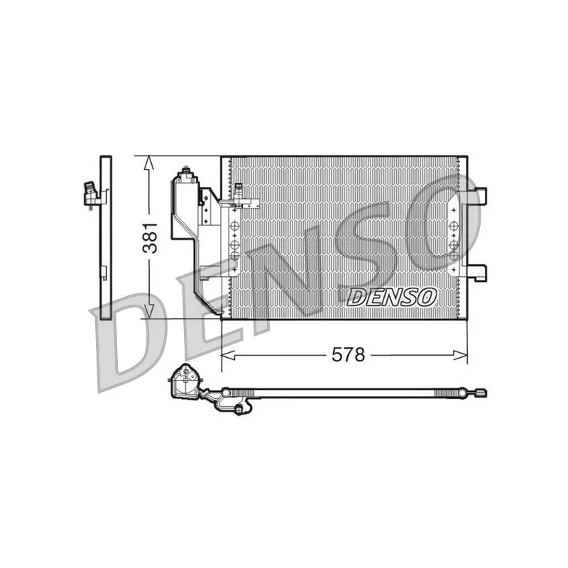 Condenseur, climatisation DENSO DCN17002