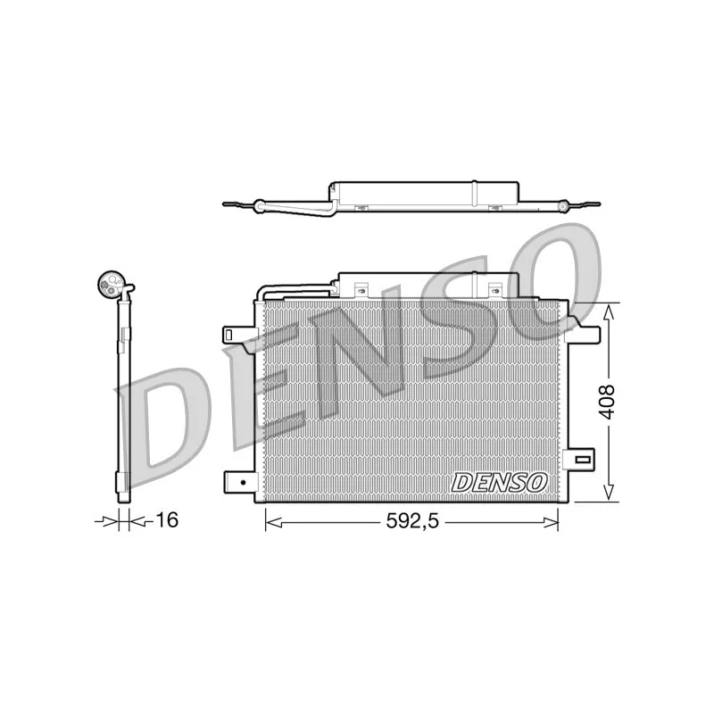 Condenseur, climatisation DENSO DCN17003