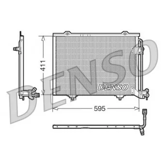 Condenseur, climatisation DENSO DCN17011