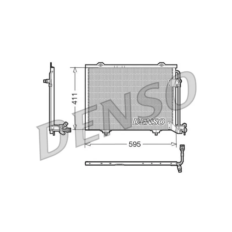 Condenseur, climatisation DENSO DCN17011