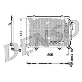 Condenseur, climatisation DENSO DCN17012