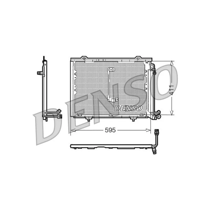 Condenseur, climatisation DENSO DCN17013
