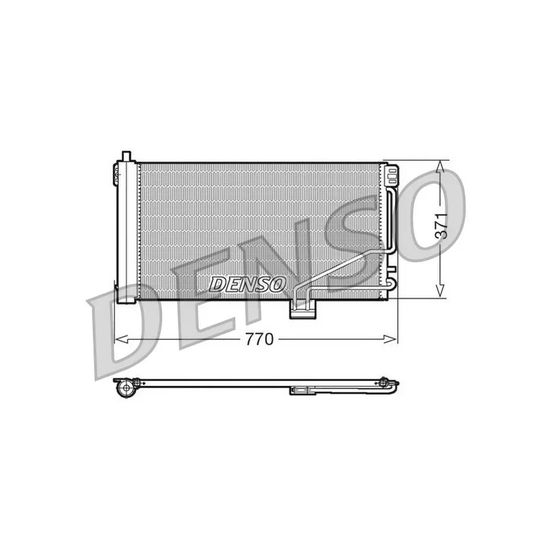 Condenseur, climatisation DENSO DCN17014
