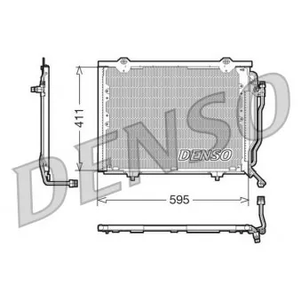Condenseur, climatisation DENSO DCN17016