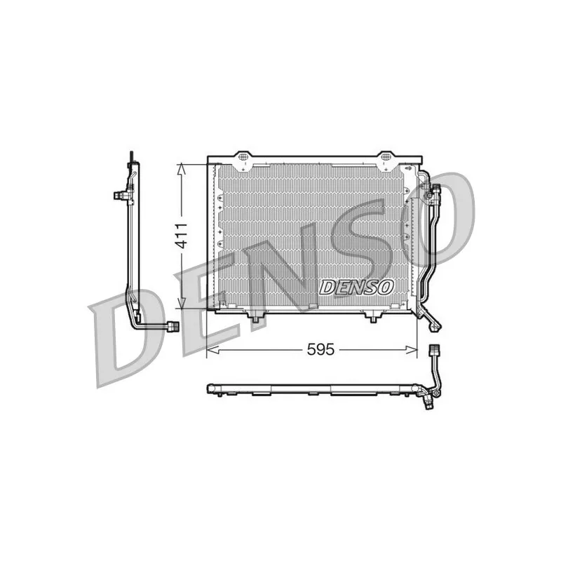 Condenseur, climatisation DENSO DCN17016