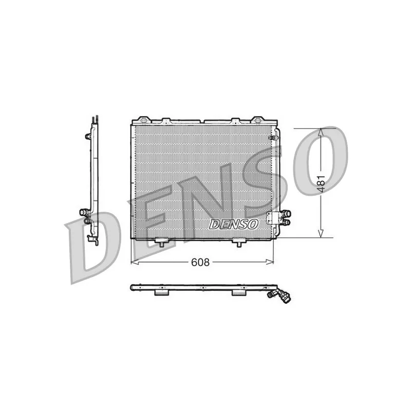 Condenseur, climatisation DENSO DCN17017