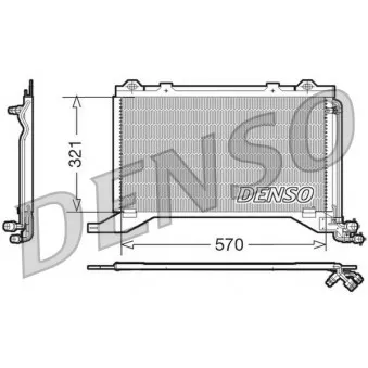 Condenseur, climatisation DENSO DCN17019