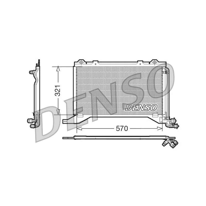 Condenseur, climatisation DENSO DCN17019