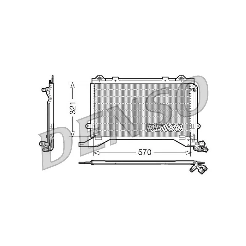 Condenseur, climatisation DENSO DCN17020