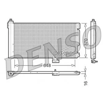 Condenseur, climatisation DENSO DCN17021