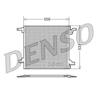 Condenseur, climatisation DENSO DCN17022