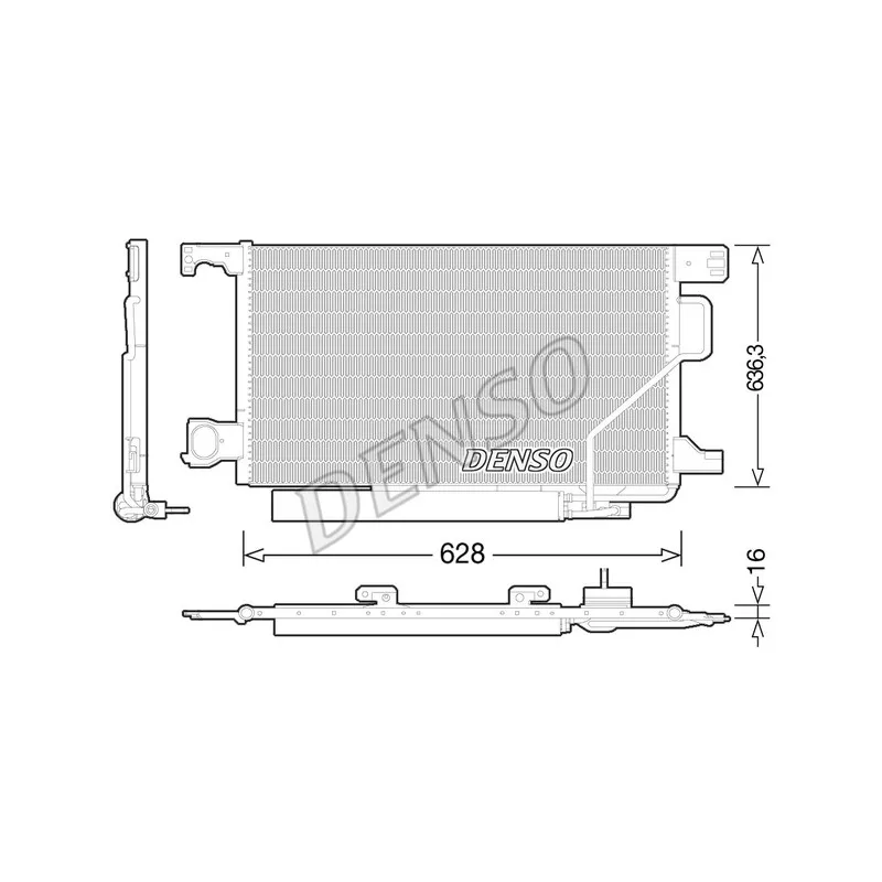 Condenseur, climatisation DENSO DCN17023