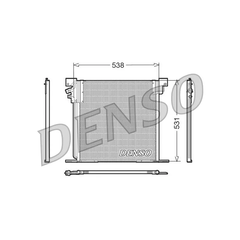 Condenseur, climatisation DENSO DCN17030