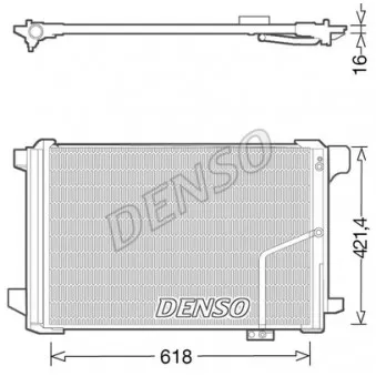 Condenseur, climatisation DENSO DCN17035