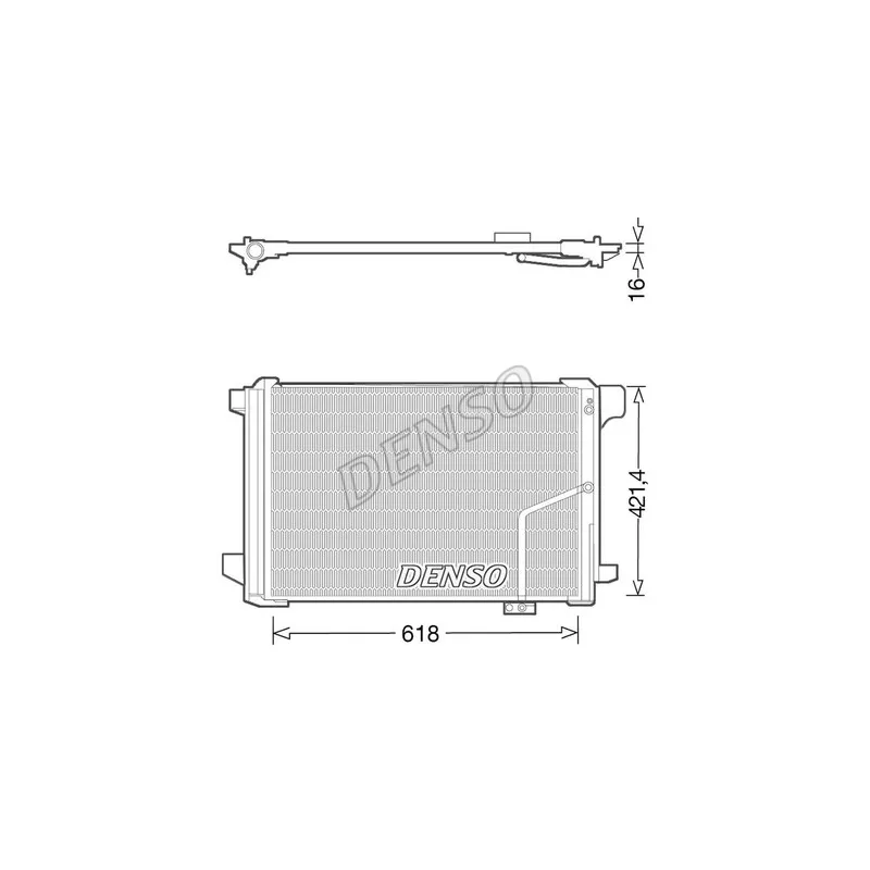 Condenseur, climatisation DENSO DCN17035