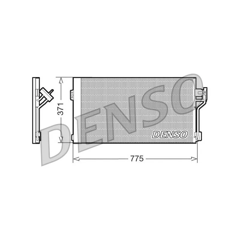 Condenseur, climatisation DENSO DCN17050
