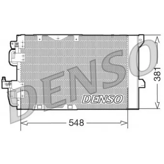 Condenseur, climatisation DENSO DCN20005