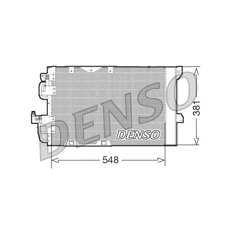 Condenseur, climatisation DENSO DCN20005