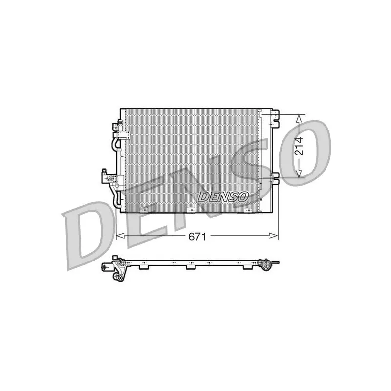 Condenseur, climatisation DENSO DCN20009