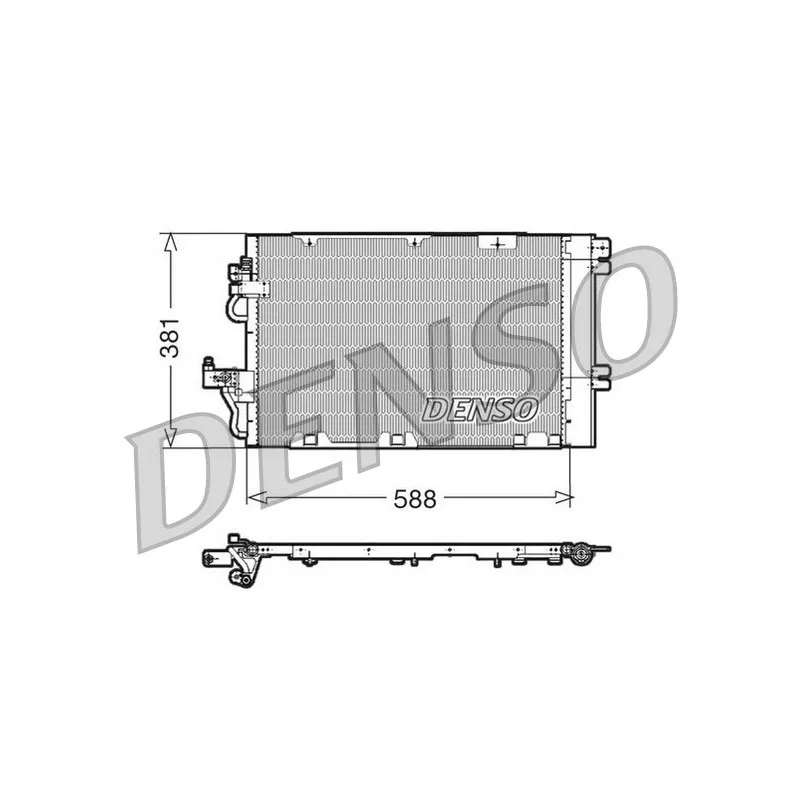 Condenseur, climatisation DENSO DCN20010