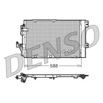Condenseur, climatisation DENSO DCN20011