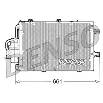 Condenseur, climatisation DENSO DCN20015