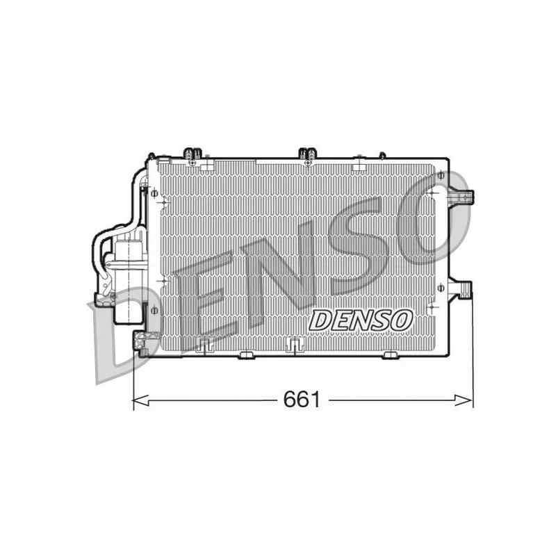 Condenseur, climatisation DENSO DCN20015