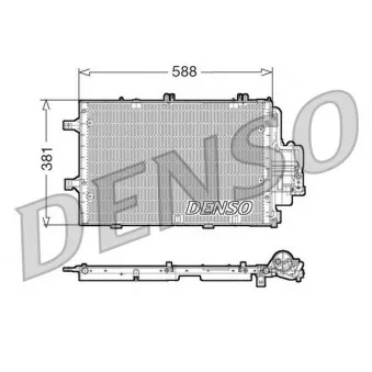 Condenseur, climatisation DENSO DCN20020