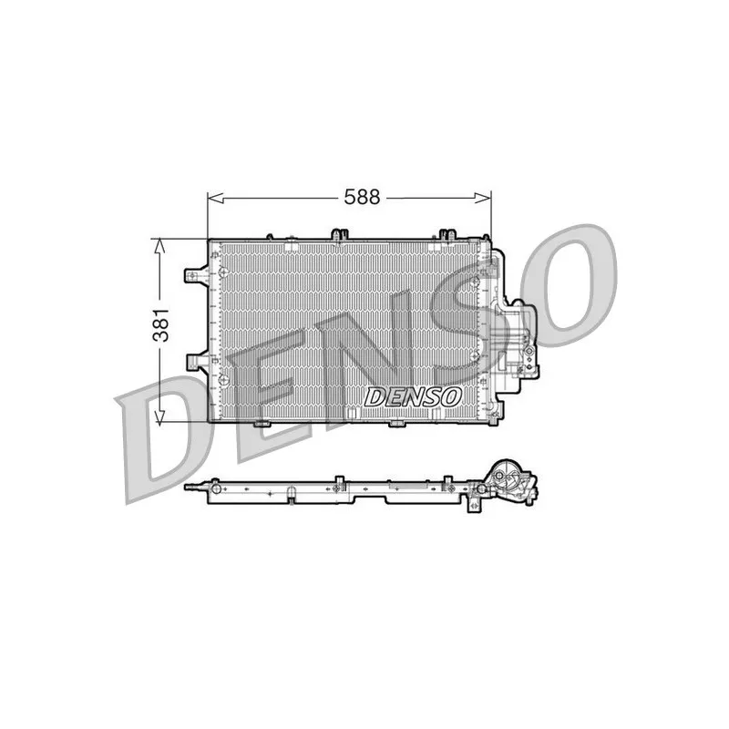 Condenseur, climatisation DENSO DCN20020